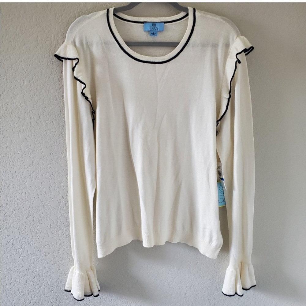 Cece Ruffle Top